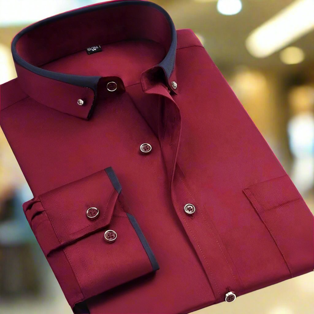 Ricky | Long Sleeve Button-Down Shirt