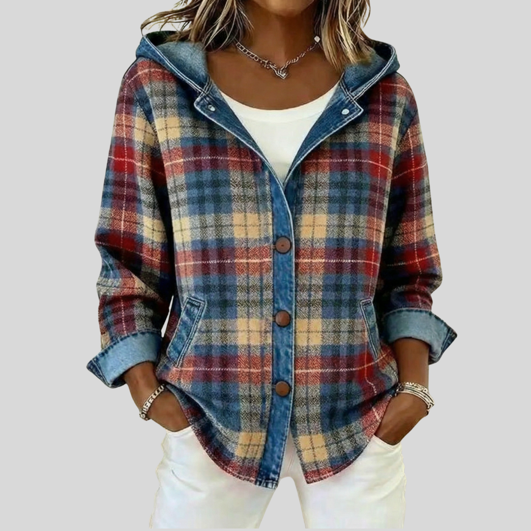 Hildred™ | Hooded Plaid Jacket