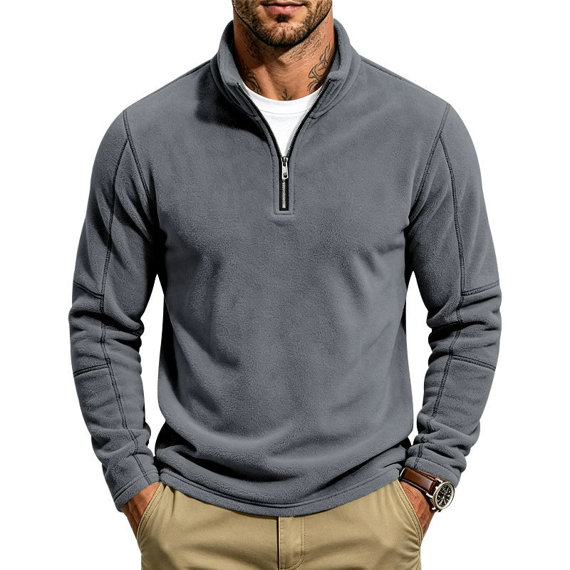 Harold | Half-zip pullover with stand collar
