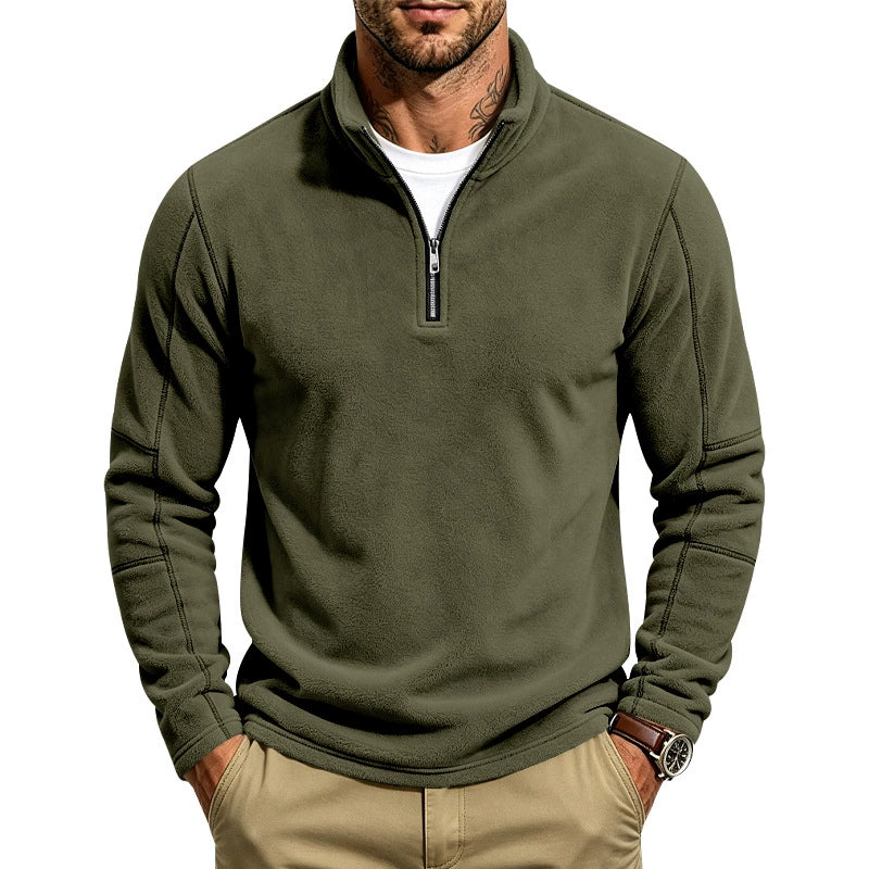 Harold | Half-zip pullover with stand collar