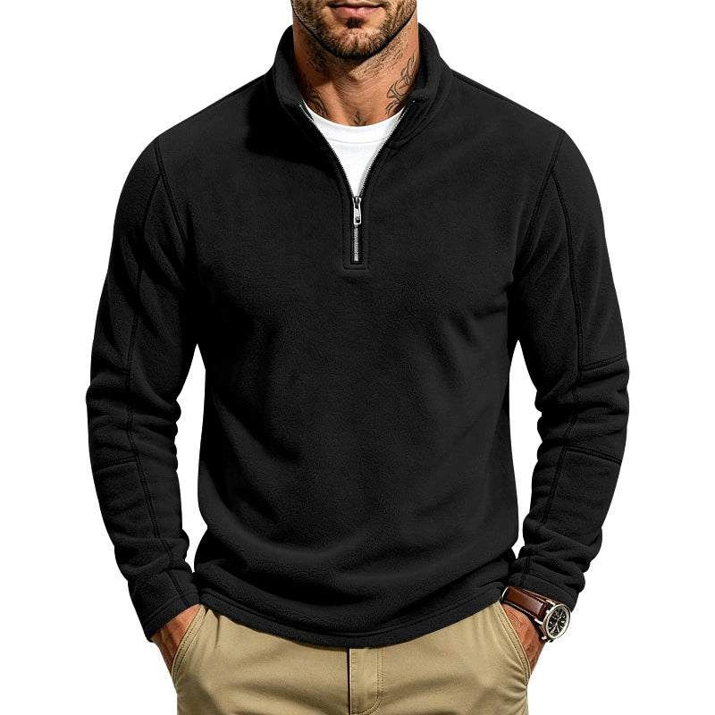Harold | Half-zip pullover with stand collar