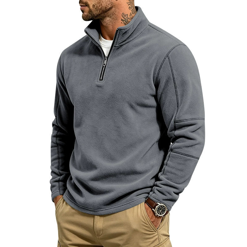 Harold | Half-zip pullover with stand collar