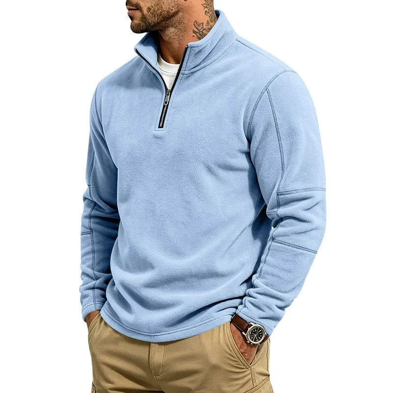 Harold | Half-zip pullover with stand collar
