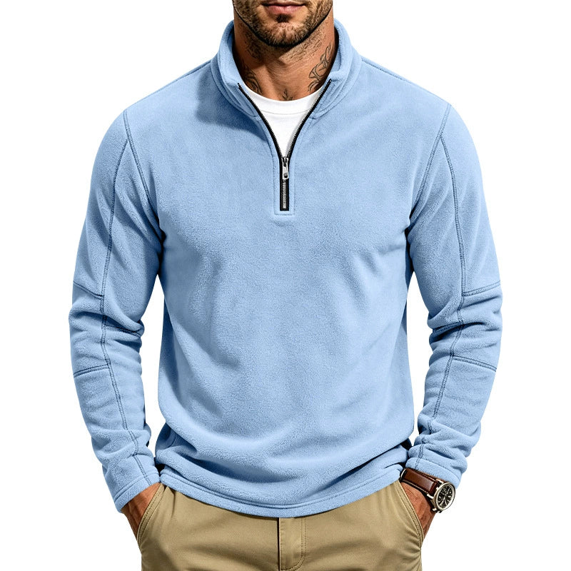 Harold | Half-zip pullover with stand collar