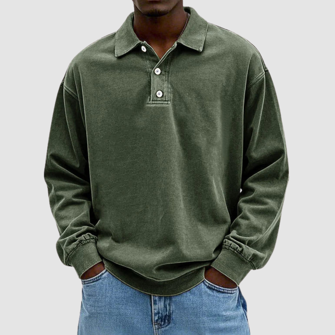 Calvin | Classic Cotton Long Sleeve Shirt
