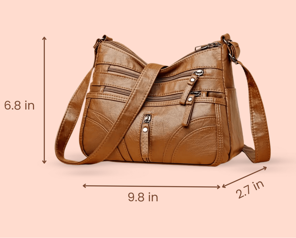 Giulia's Multi-Zip | Crossbody Bag