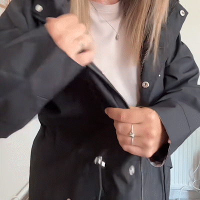 Lauren | Waterproof 3-in-1 Detachable-Hood Rain Coat