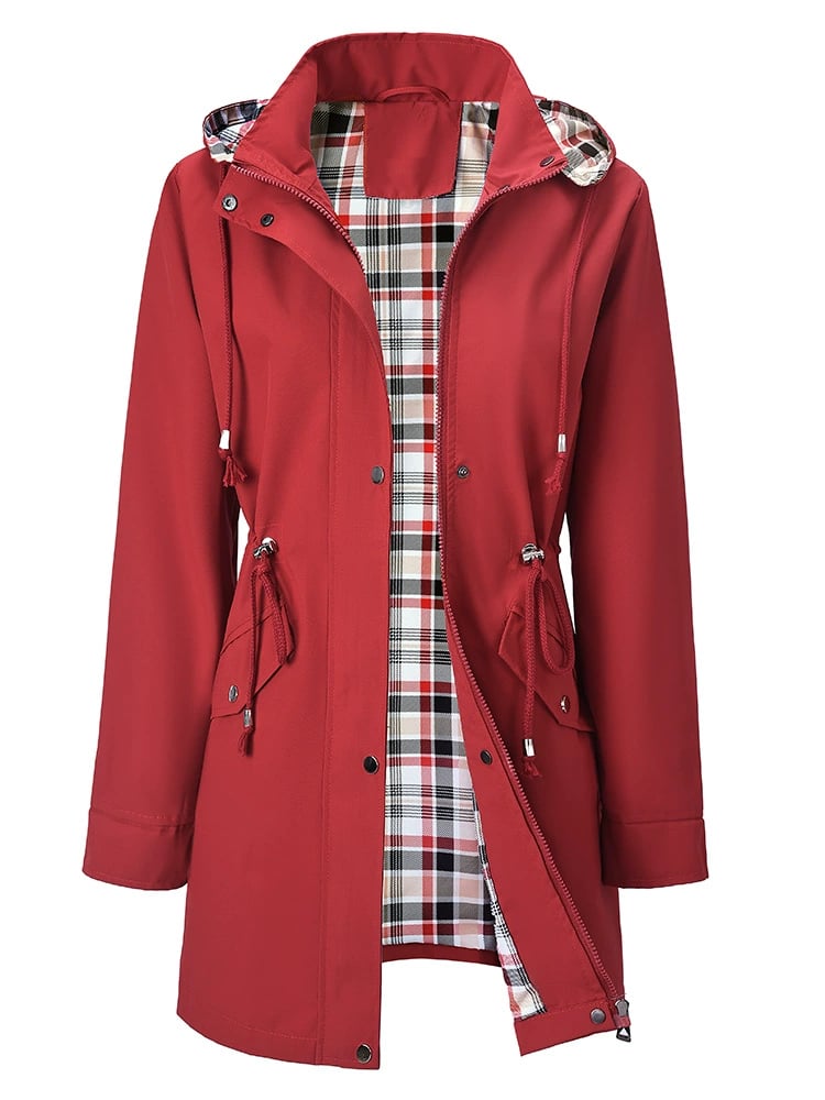 Lauren | Waterproof 3-in-1 Detachable-Hood Rain Coat