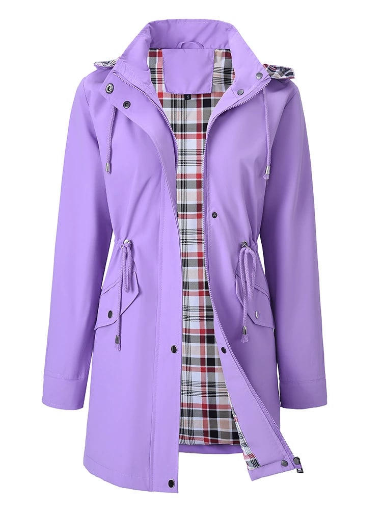 Lauren | Waterproof 3-in-1 Detachable-Hood Rain Coat