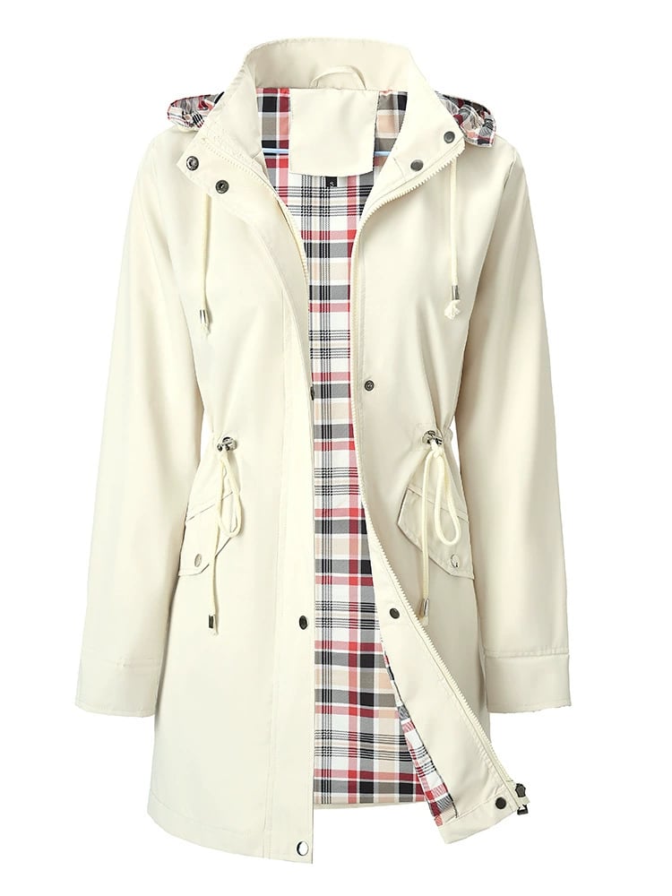 Lauren | Waterproof 3-in-1 Detachable-Hood Rain Coat