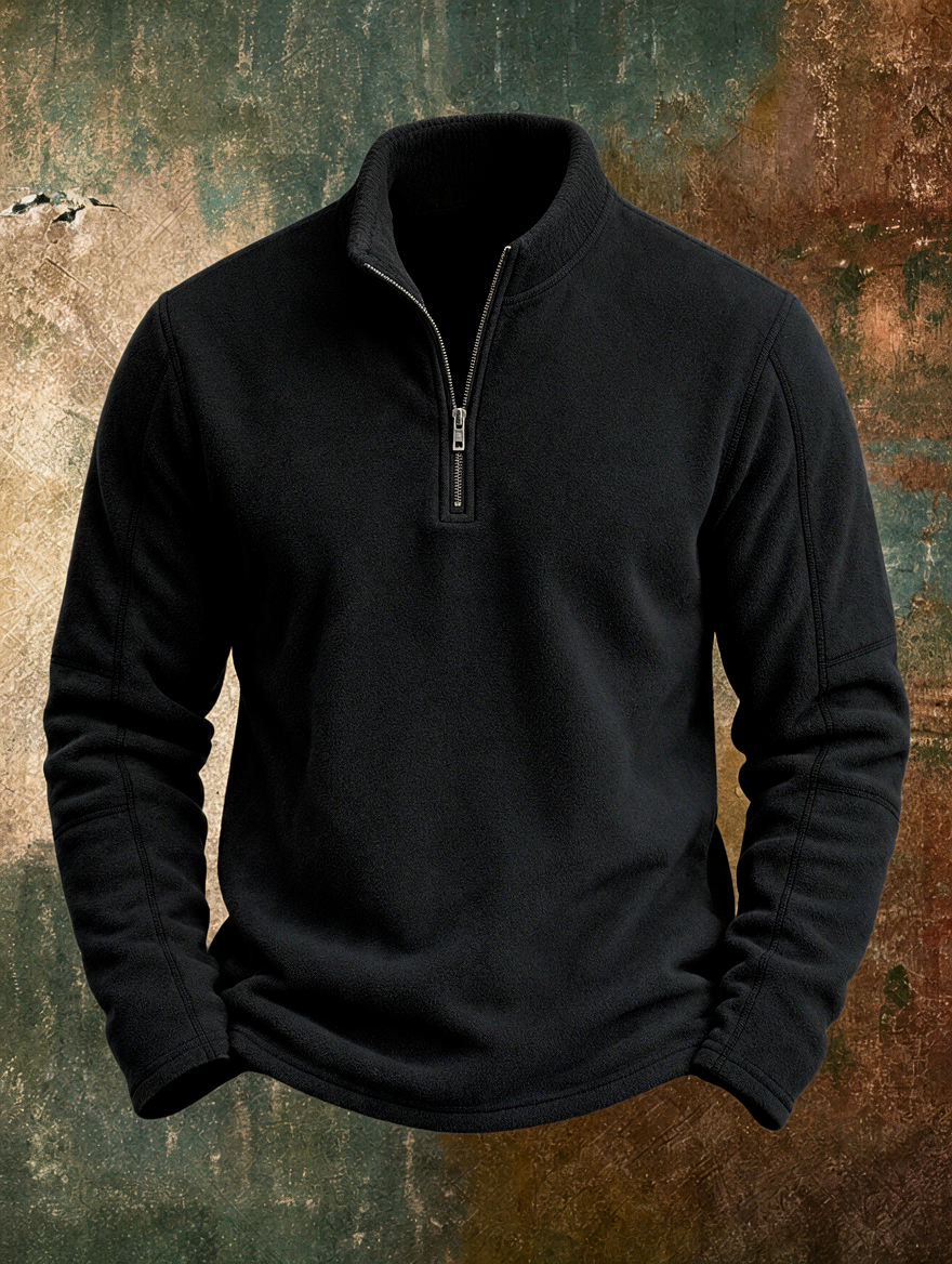 Harold | Half-zip pullover with stand collar