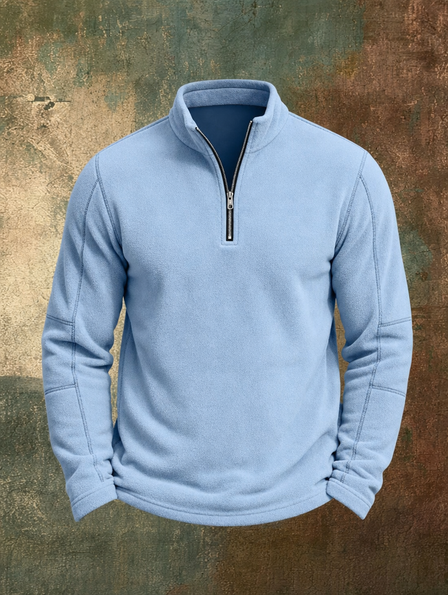Harold | Half-zip pullover with stand collar
