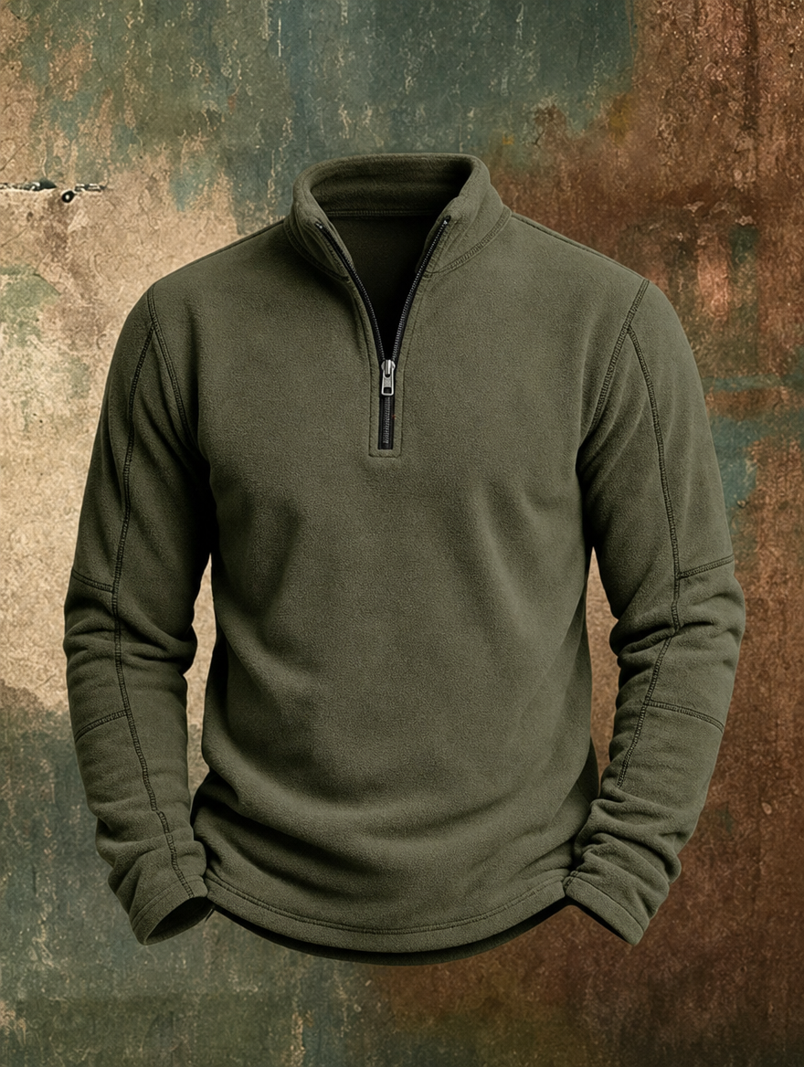 Harold | Half-zip pullover with stand collar